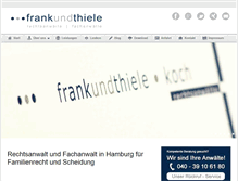 Tablet Screenshot of frankundthiele.de